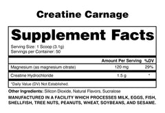 CREATINE CARNAGE